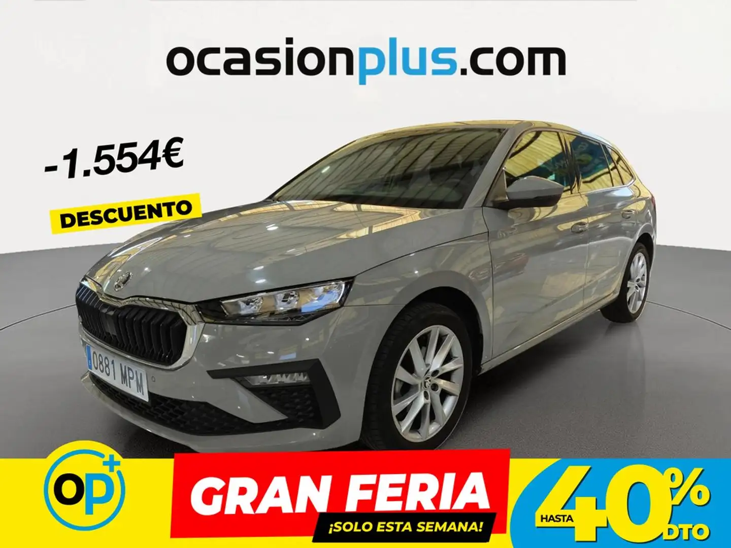 Skoda Scala 1.0 TSI Selection 85kW Gris - 1