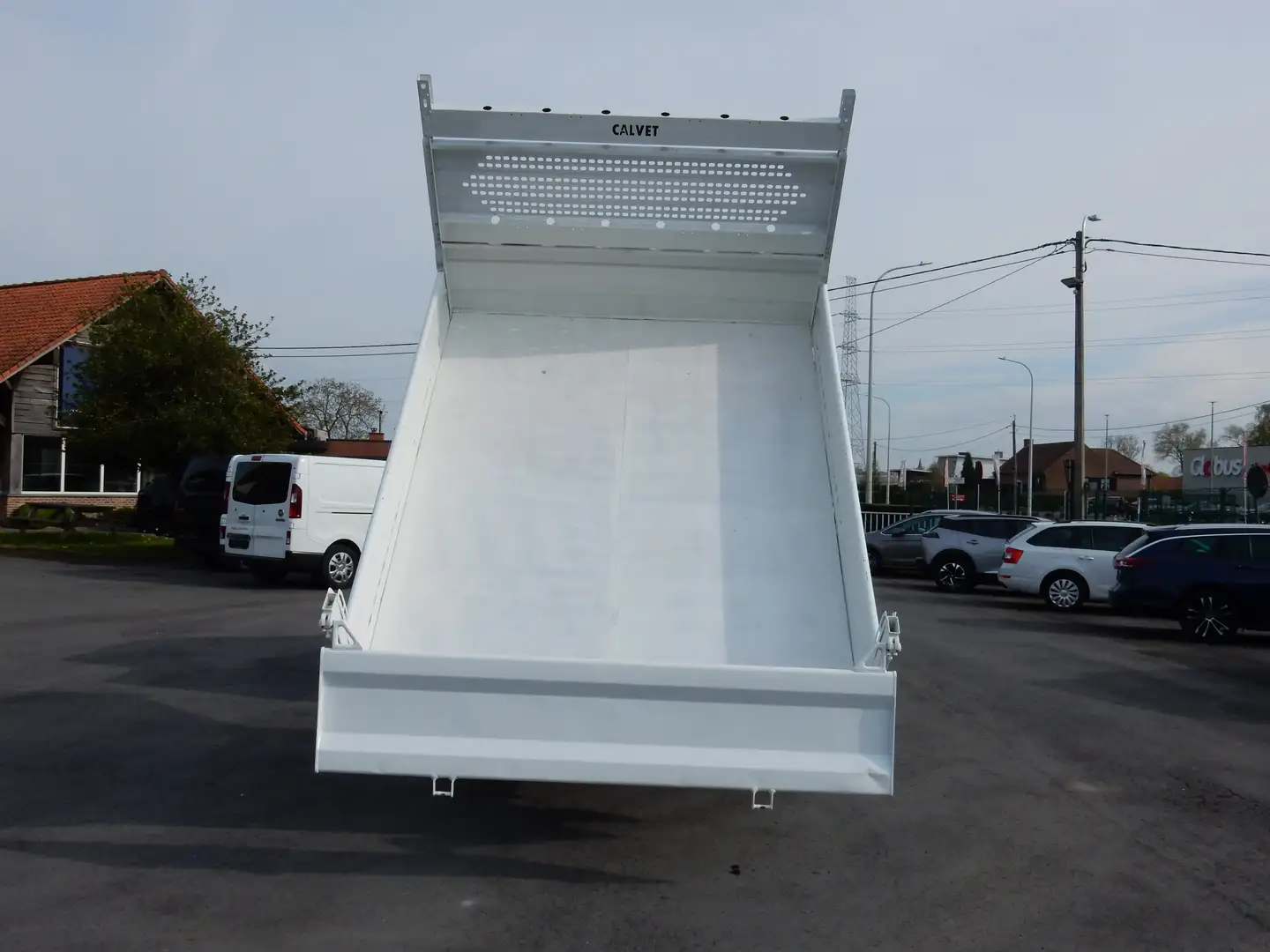 Ford Transit dubbel cabine 6pl kipper benne 130pk 47000km Blanc - 2