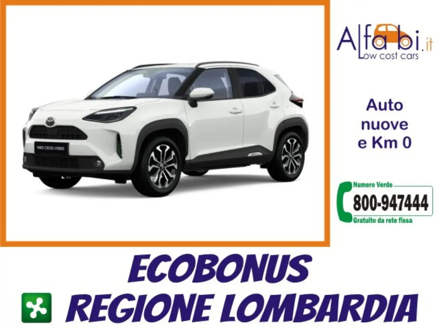 Toyota Yaris Cross 1.5 Hybrid 130CV FWD e-CVT Trend Bianco - 1