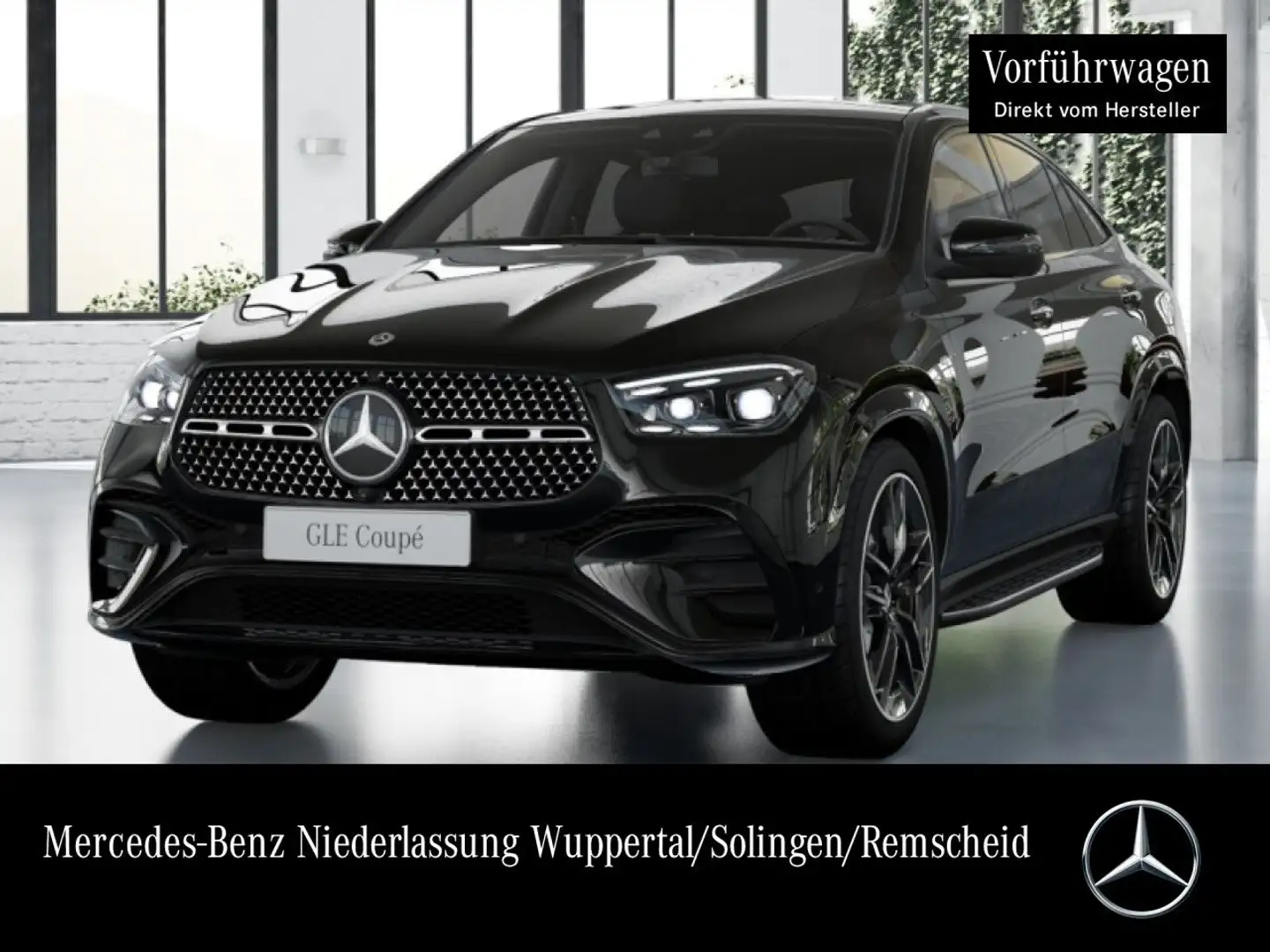 Mercedes-Benz GLE 350 de Coupé 4M AMG+NIGHT+PANO+360+AHK+CARBON Schwarz - 1