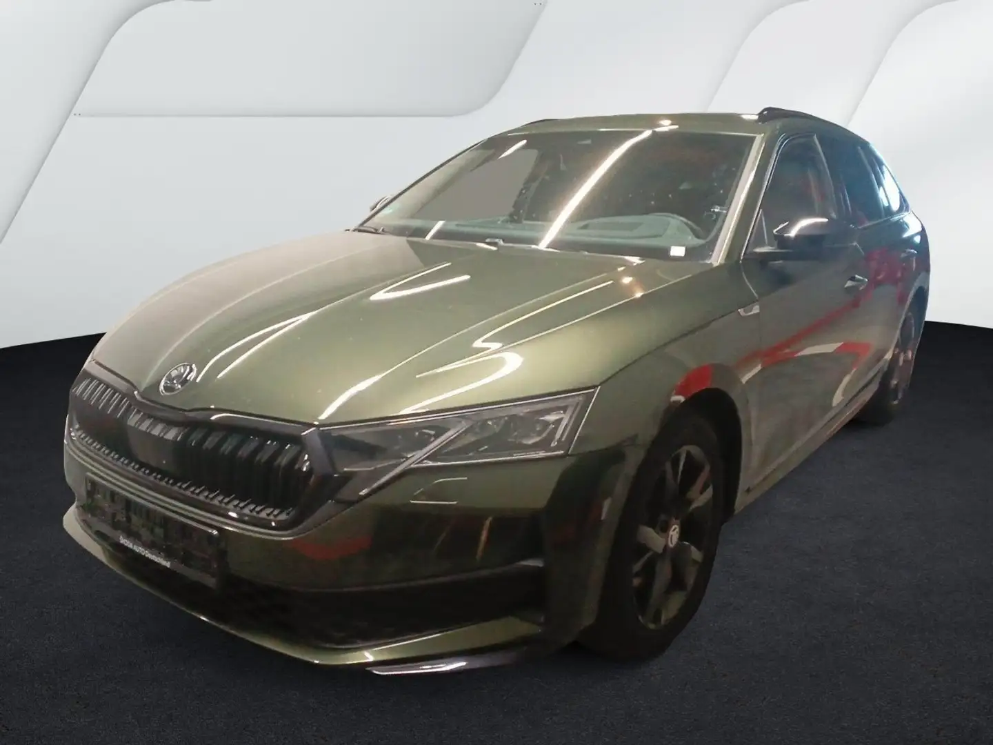 Skoda Octavia Combi 2.0 TDI DSG Sportline /KHAKI GRÜN /AHK Grün - 2