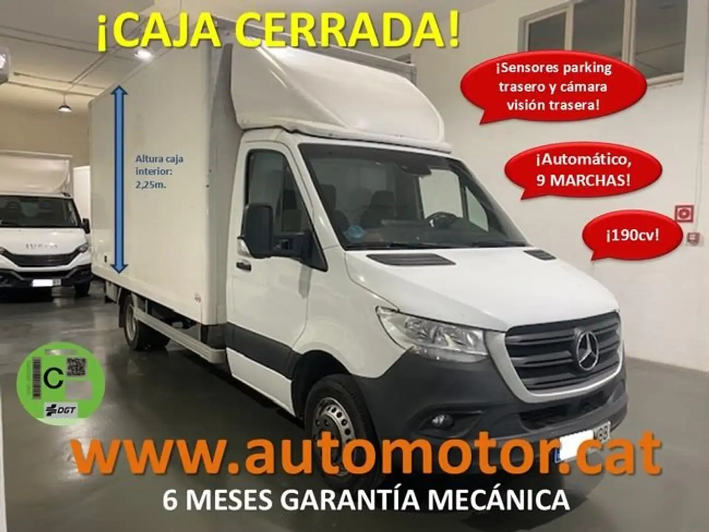 Mercedes-Benz Sprinter 519 CDI LARGO Caja Cerrada 190cv Wit - 1