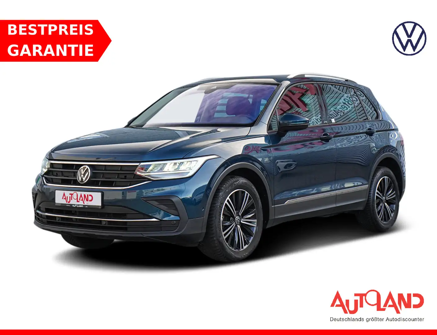 Volkswagen Tiguan 1.5 TSI Active Navi LED ACC PDC Kamera Blau - 1