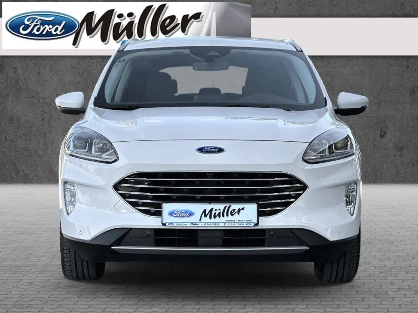 Ford Kuga Plug-In Hybrid 2.5 PHEV Titanium AHK Blanco - 2