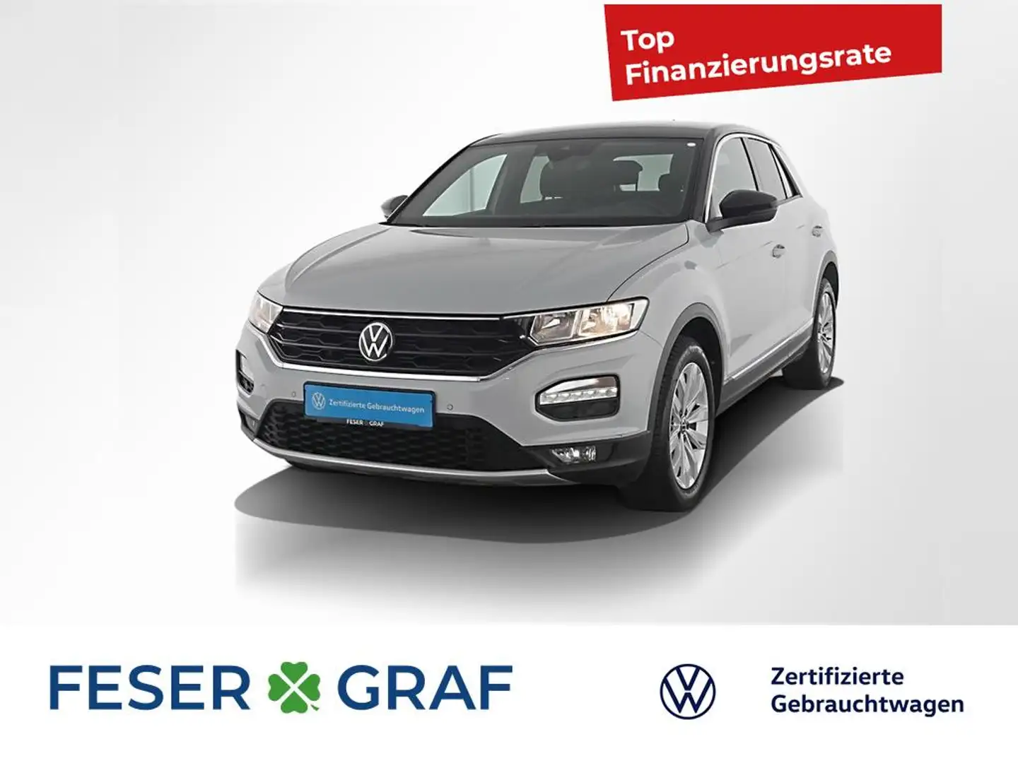 Volkswagen T-Roc 1.5TSI Sport Navi Climatronic SHZ PDC 17" Blanc - 1