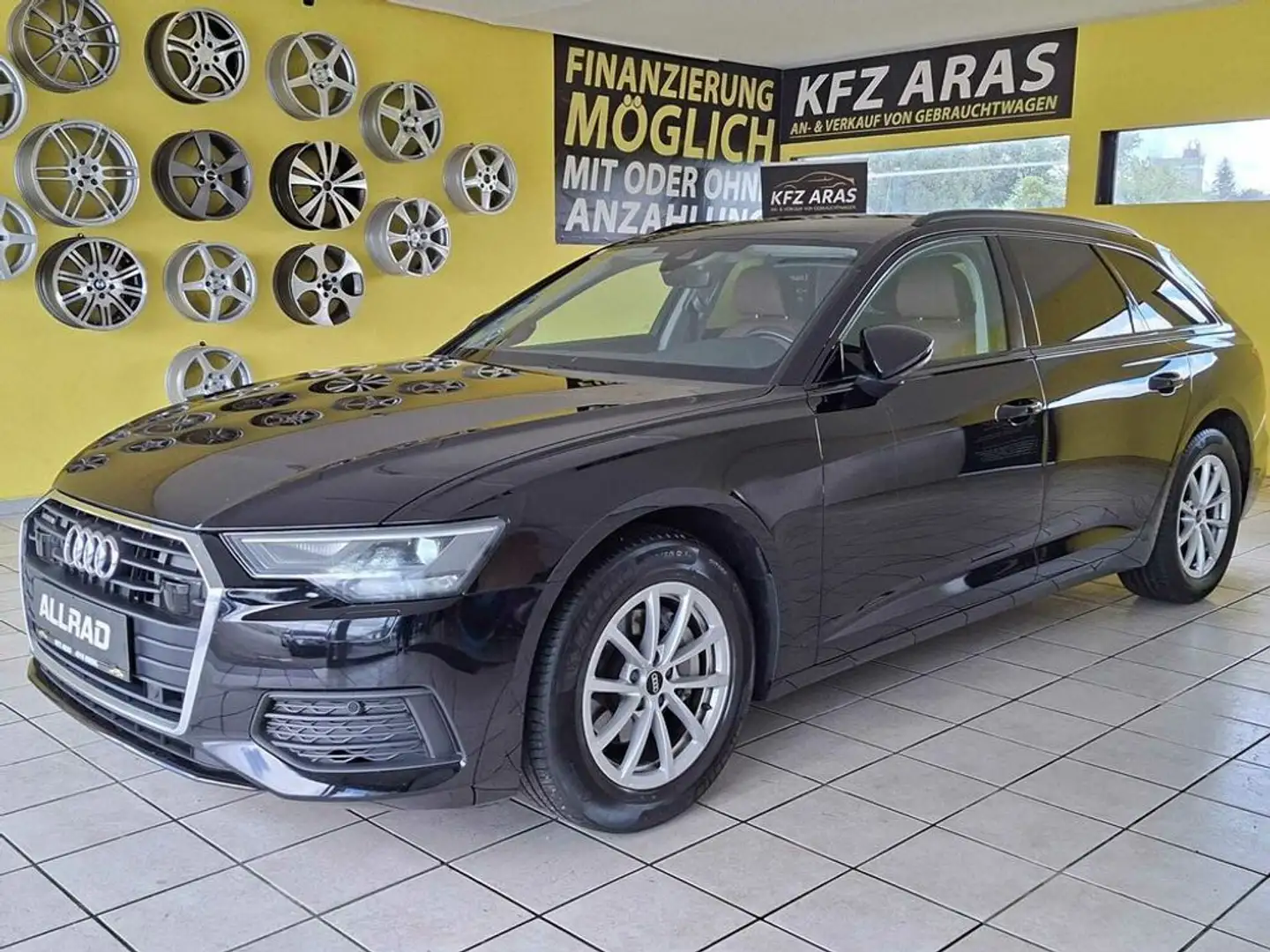 Audi A6 40 TDI quattro 1.BESITZ, LENKRADH., PDC, RFK Schwarz - 1