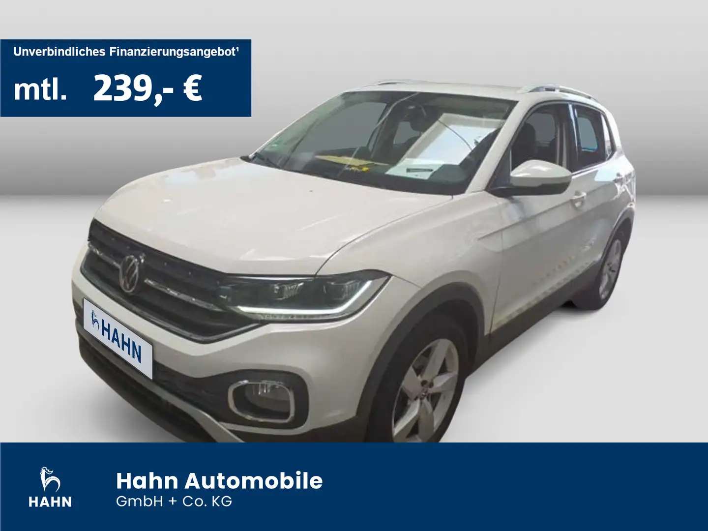 Volkswagen T-Cross 1.0TSI Style Climatr PDC Sitzh CarPlay Weiß - 1