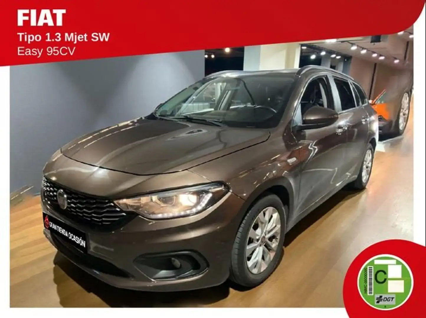 Fiat Tipo 1.3 Easy 70kW 95CV diesel Mjet. SW Marrón - 1