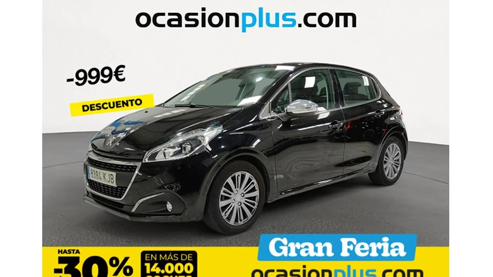 Peugeot 208 1.2 PureTech S&S Allure 82 Negro - 1