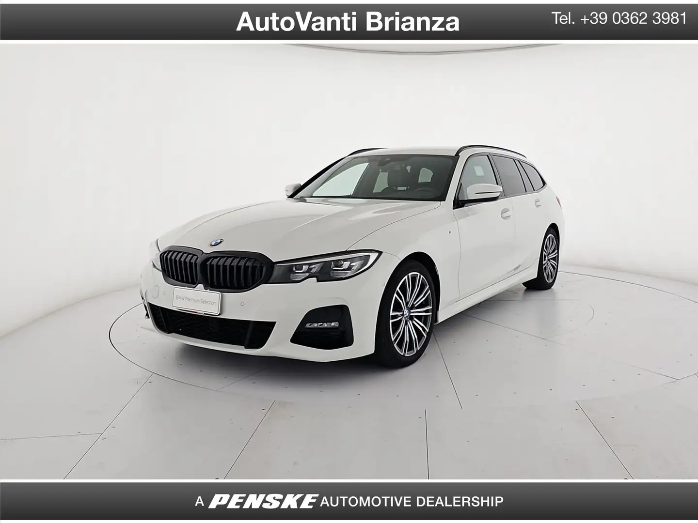BMW 318 318d 48V Touring Msport Bianco - 1