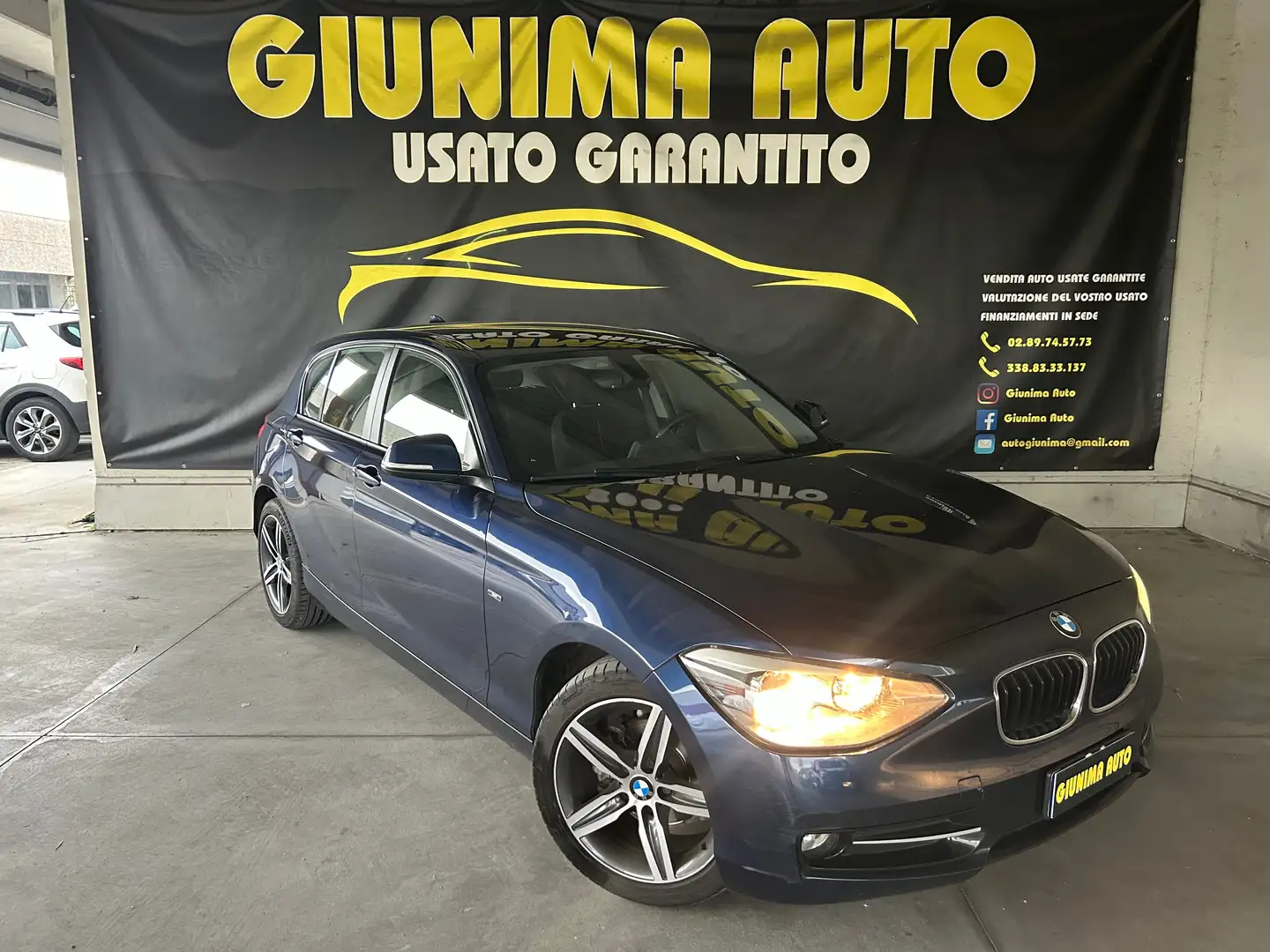 BMW 118 Serie 1  118d 5p SPORT UNICOPROPRIETARIO Blu/Azzurro - 2