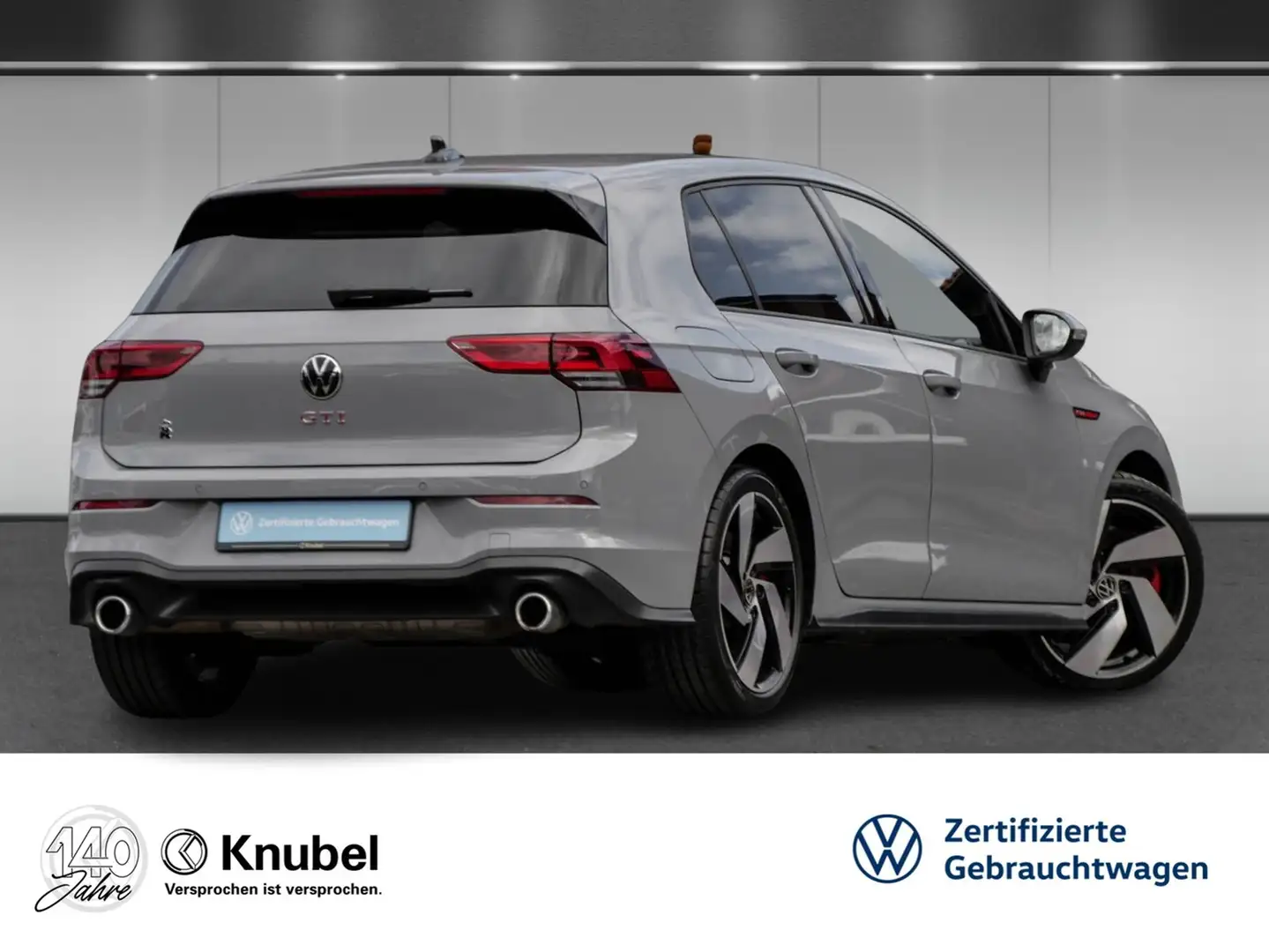 Volkswagen Golf VIII GTI DSG Leder Pano Navi LED+ Klimasitze Grau - 2