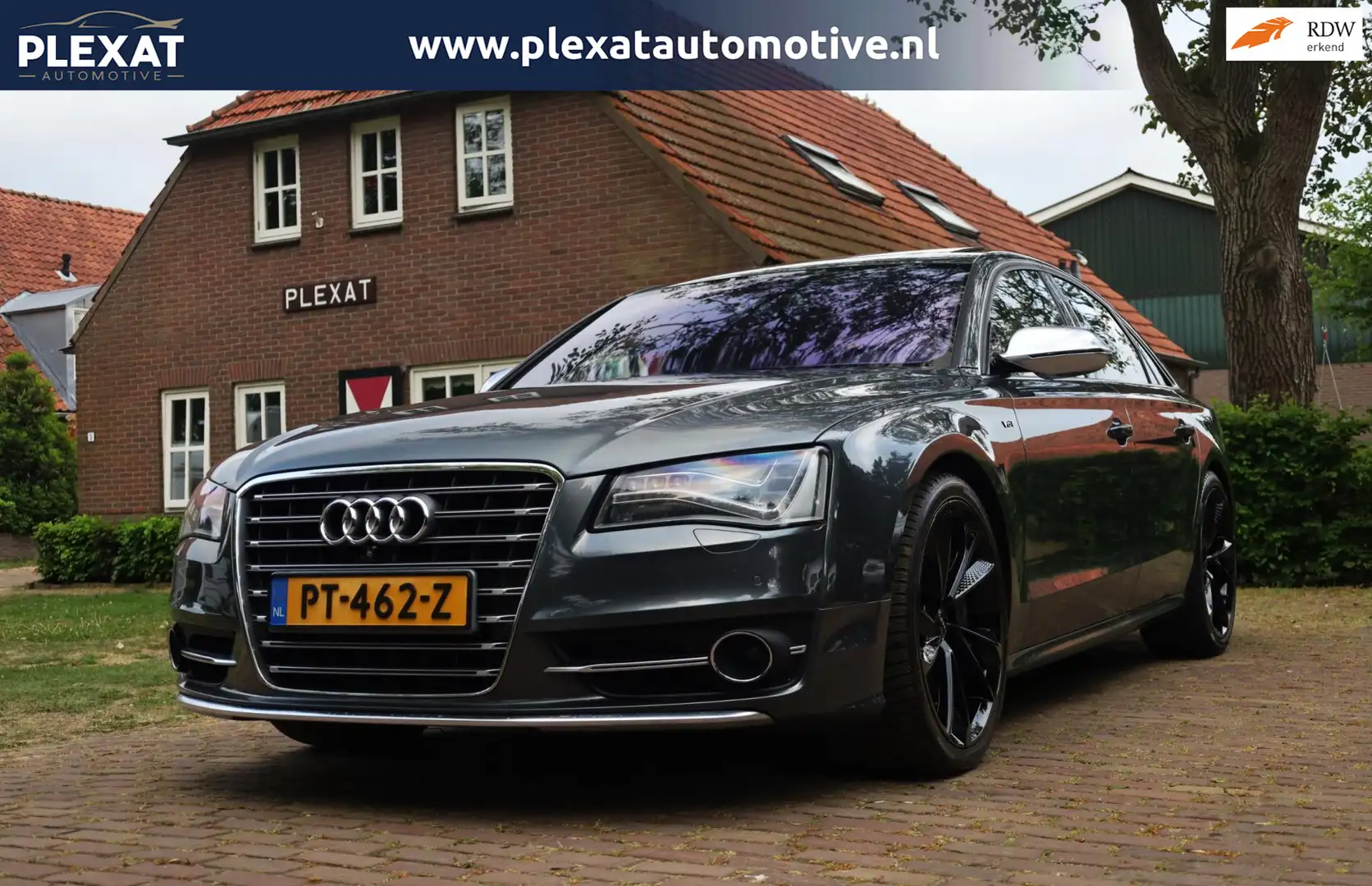 Audi S8 4.0 TFSI V8T quattro Pro Line+ Aut. | Schuifdak | Grau - 1