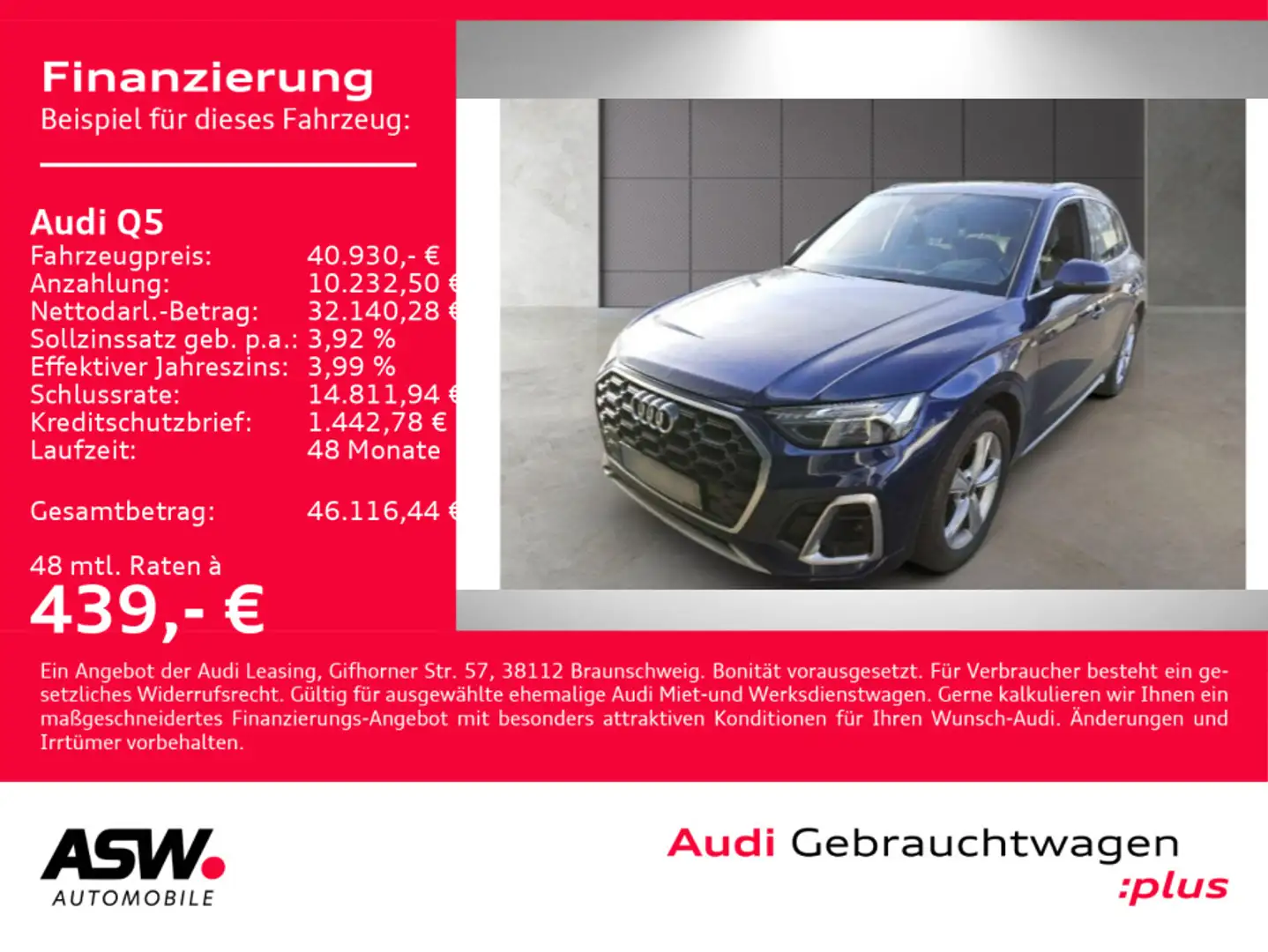 Audi Q5 S line 55TFSI e quattro NAVI MATRIX HUD AHK Blau - 1