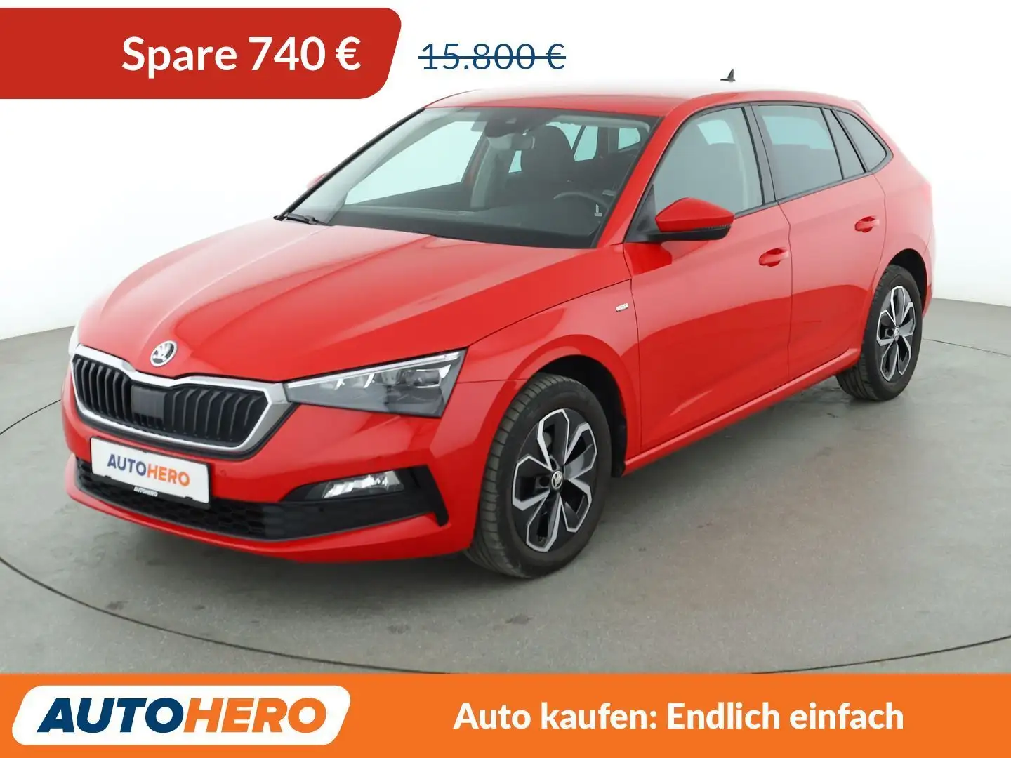 Skoda Scala 1.0 TSI Drive 125 Aut.*LED*TEMPO*PDC*SHZ*KLIMA* Rot - 1