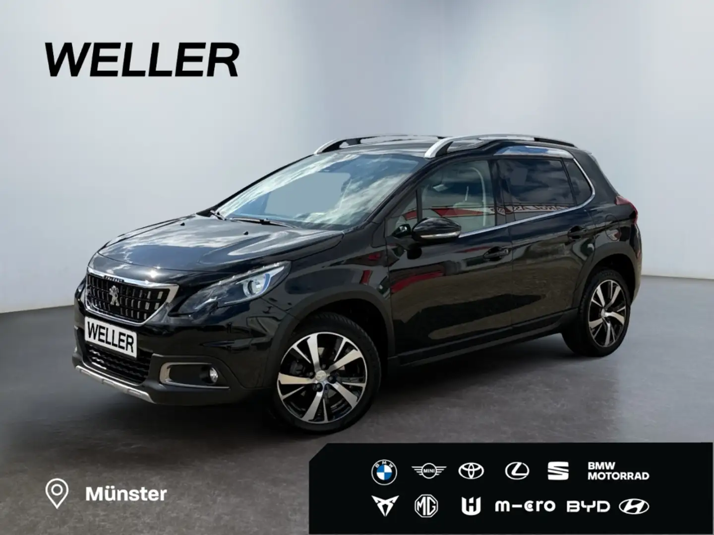Peugeot 2008 PureTech 130 GPF Active *LED*SHZ*Pano*Klima* Noir - 1