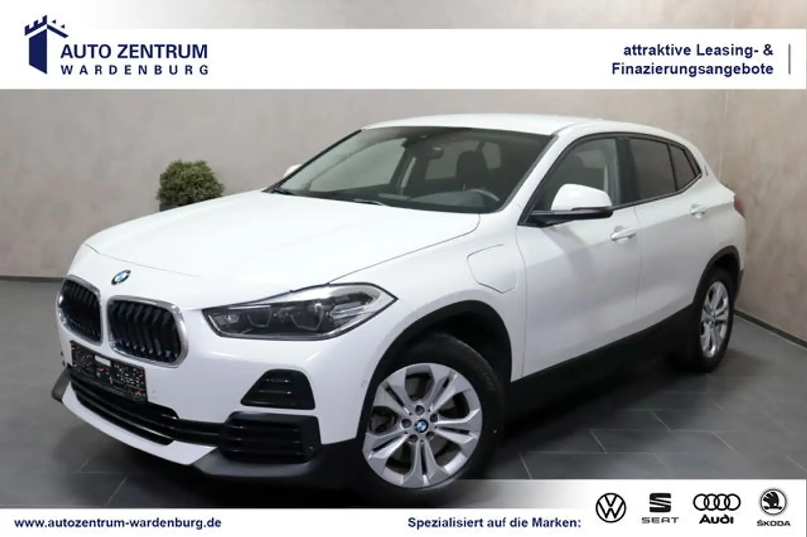 BMW X2 xDrive 25e Aut. Advantage CAM LED NAVI SHZ Белый - 1