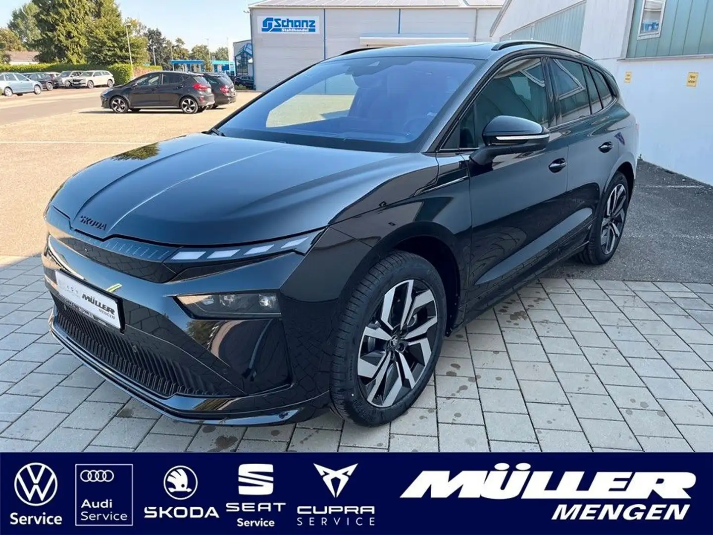 Skoda Enyaq 85x Sportline Maxx|Pano|AHK|Winter|Transp. Schwarz - 1