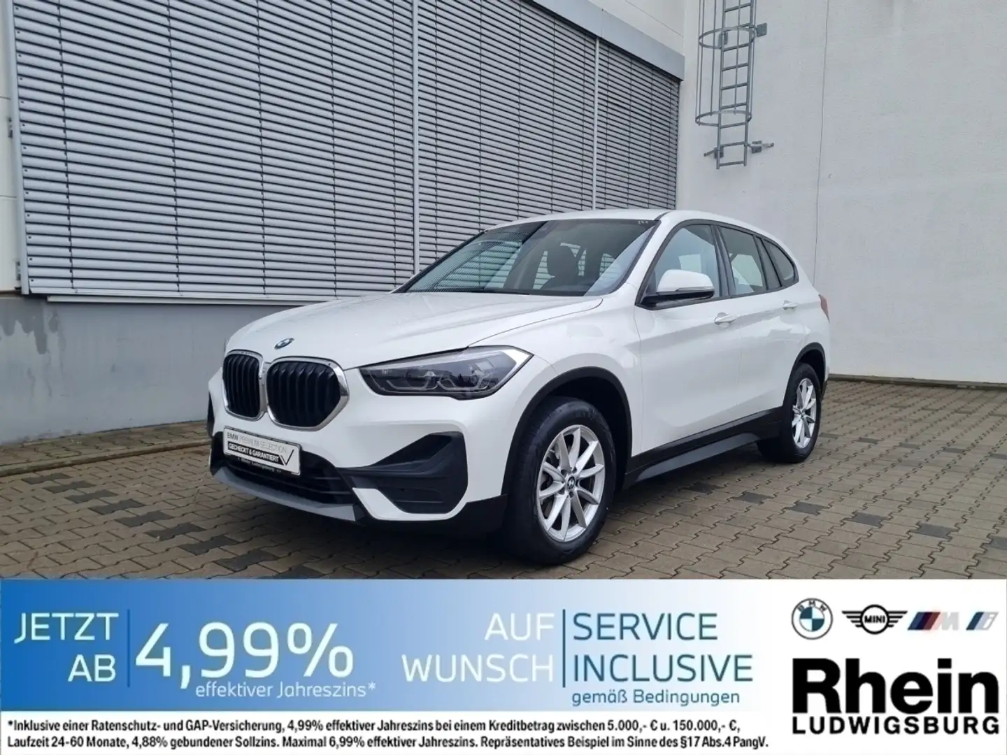 BMW X1 sDrive18i Advantage LED.PDChi.Tempomat.DAB Bianco - 1