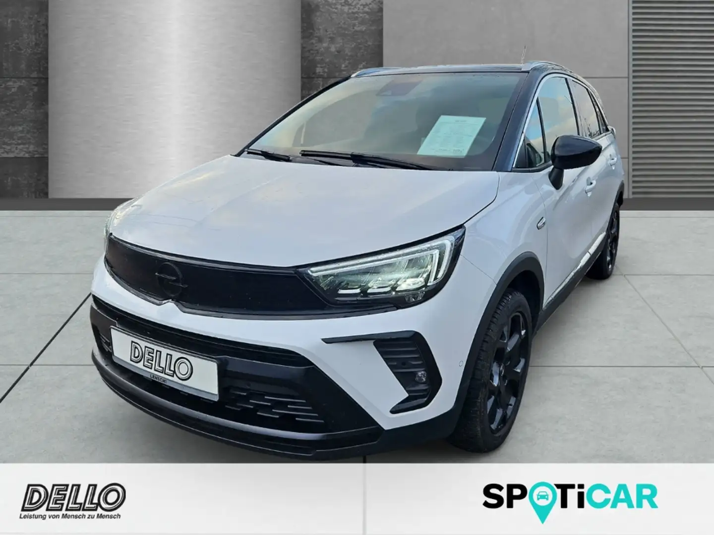 Opel Crossland Ultimate 1.2T AT AHK-abnehmbar Apple CarPlay Sitzh Blanc - 1