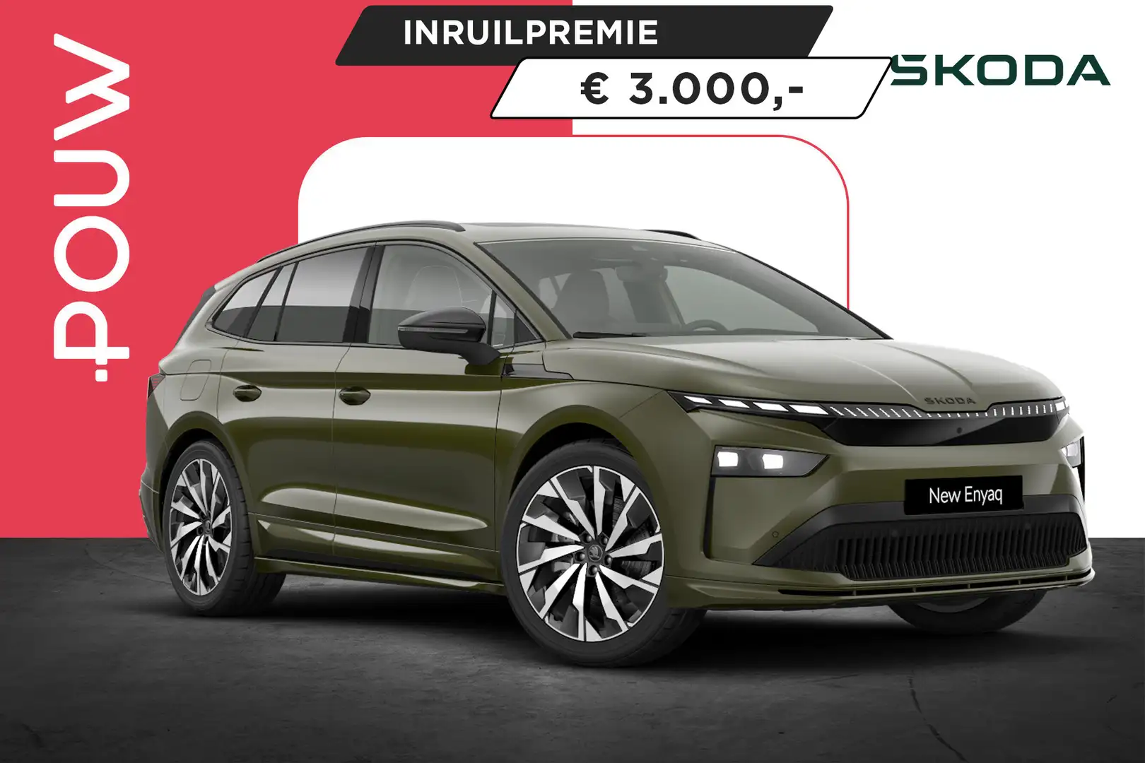 Skoda Enyaq 85 286pk Sportline | 21" Velgen | Panoramadak Groen - 1