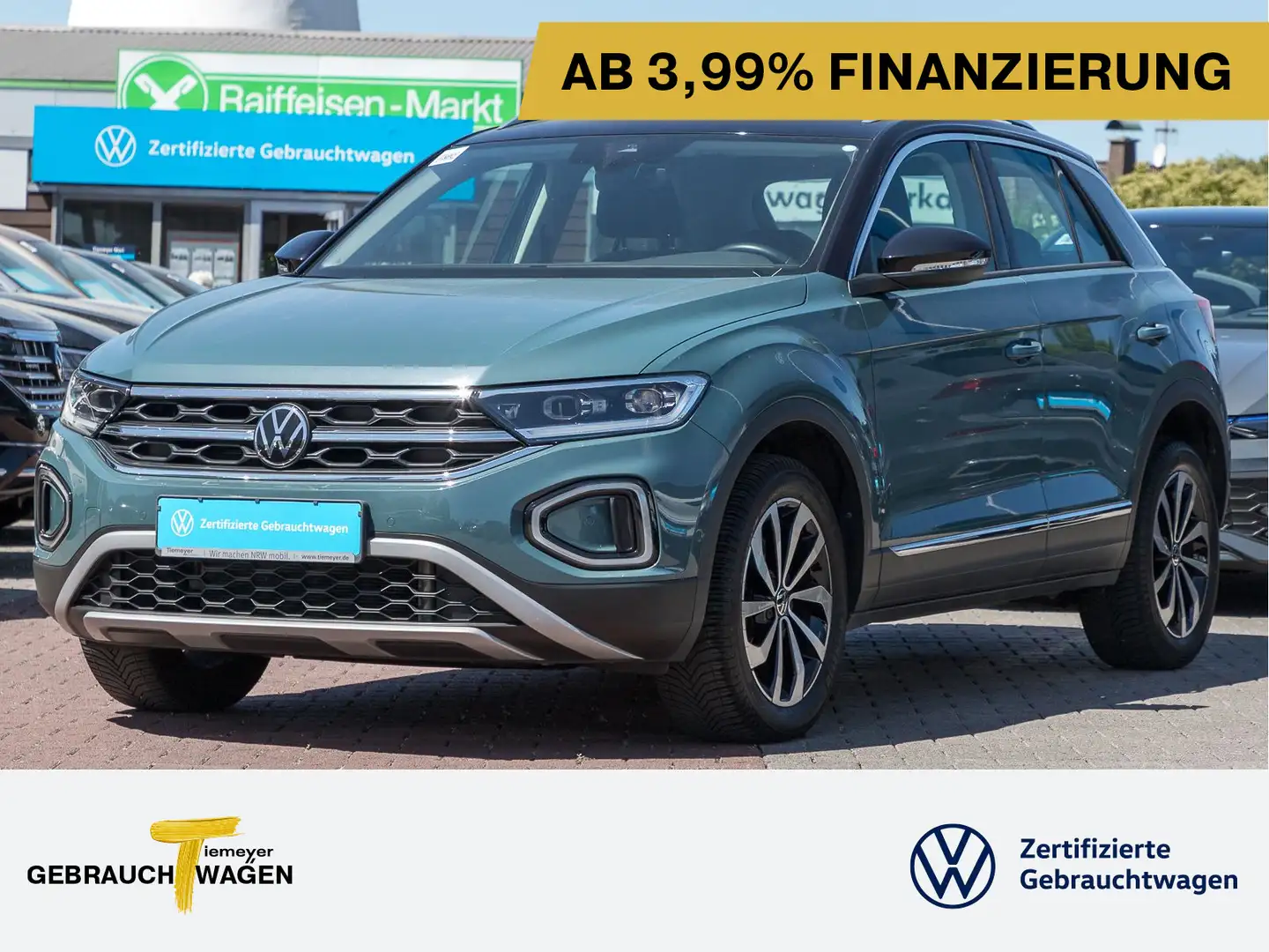 Volkswagen T-Roc 1.0 TSI STYLE LED+ VIRTUAL SITZHZ Blau - 1