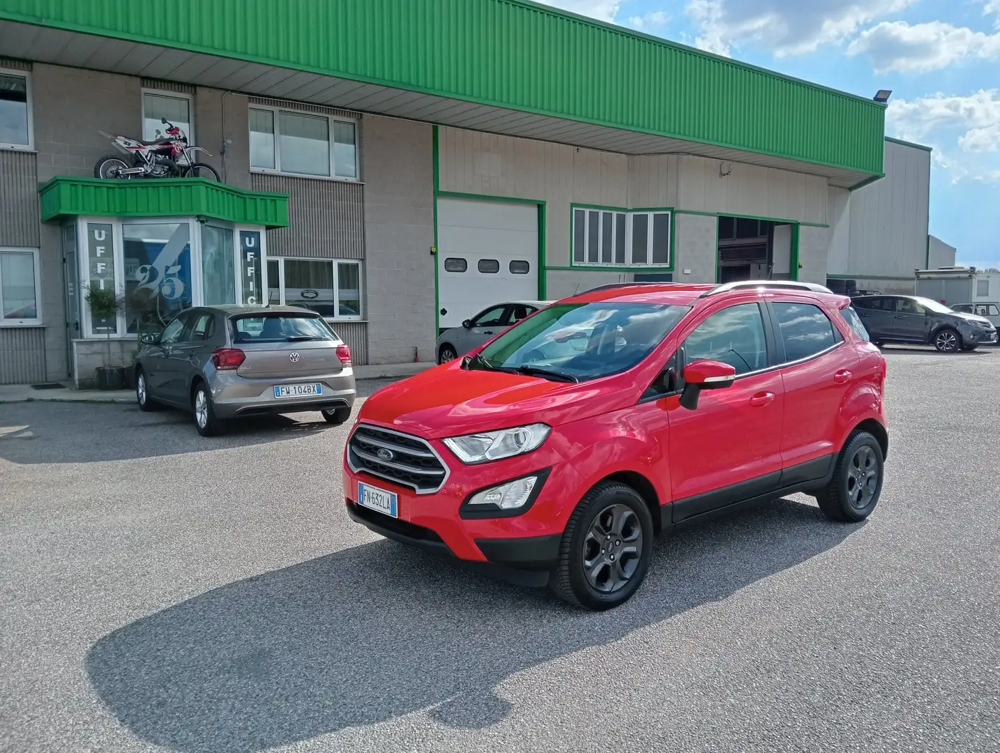 Ford EcoSport 1.5tdci 100cv Plus UNIPROPRIETARIO Rosso - 1