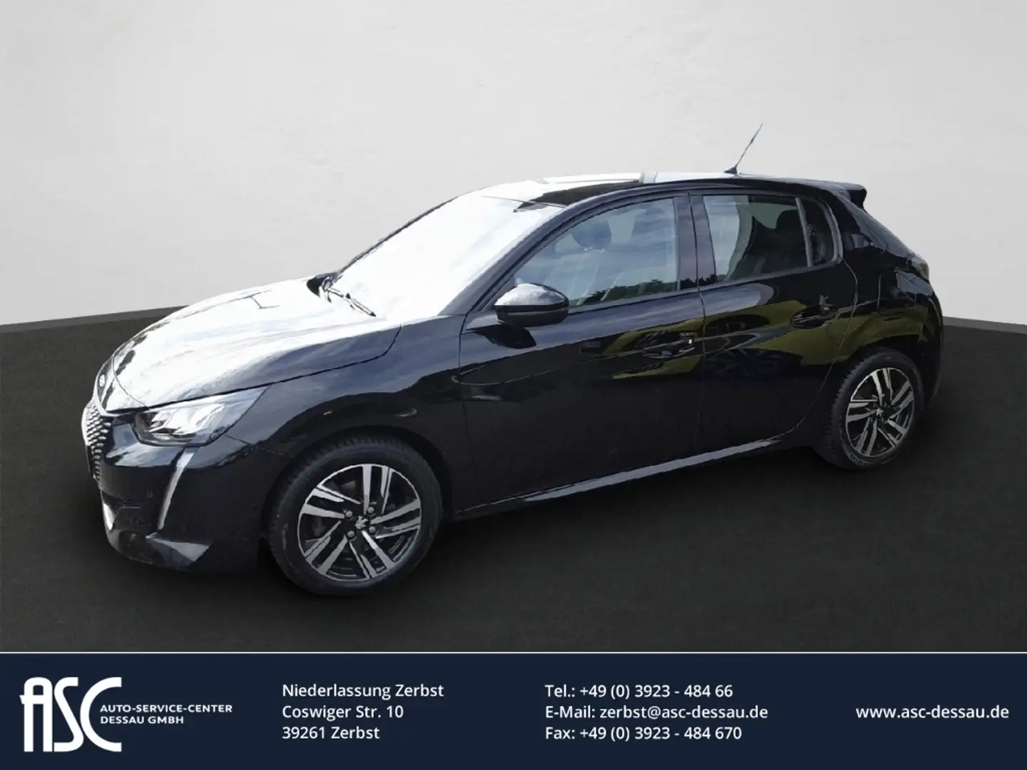Peugeot 208 ALLU PUTE100 EAT8 Navi,SHZ,Kamera,Allw.,EPH vo+hi Schwarz - 1