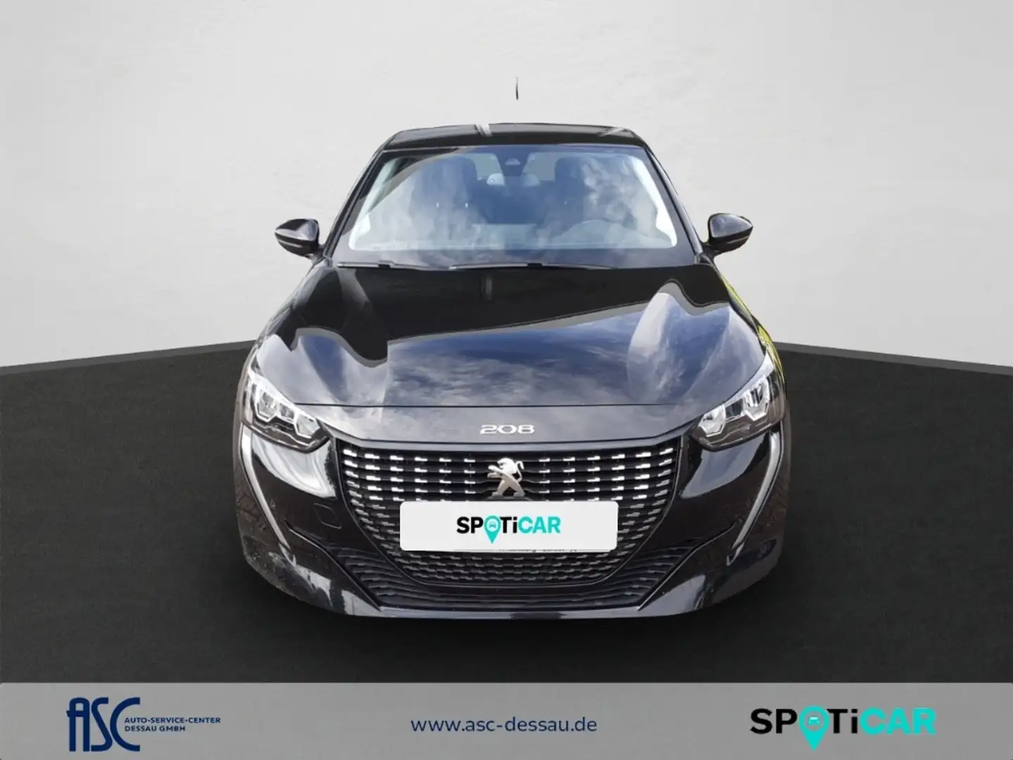 Peugeot 208 ALLU PUTE100 EAT8 Navi,SHZ,Kamera,Allw.,EPH vo+hi Schwarz - 2