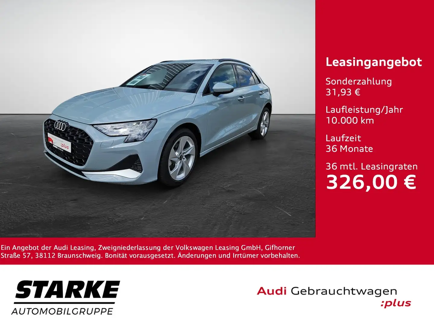 Audi A3 Sportback 30 TFSI S tronic advanced NaviPlus SH... Grau - 1