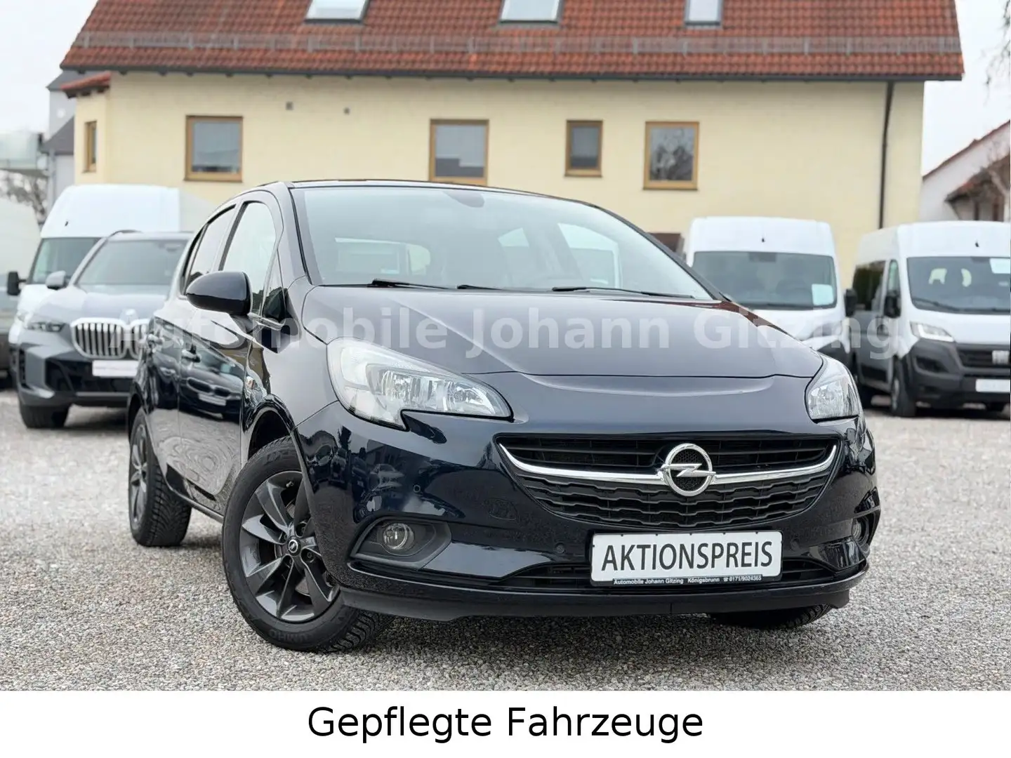 Opel Corsa E Turbo 120 Jahre *SONDERMODELL!* *101 PS* Blau - 1