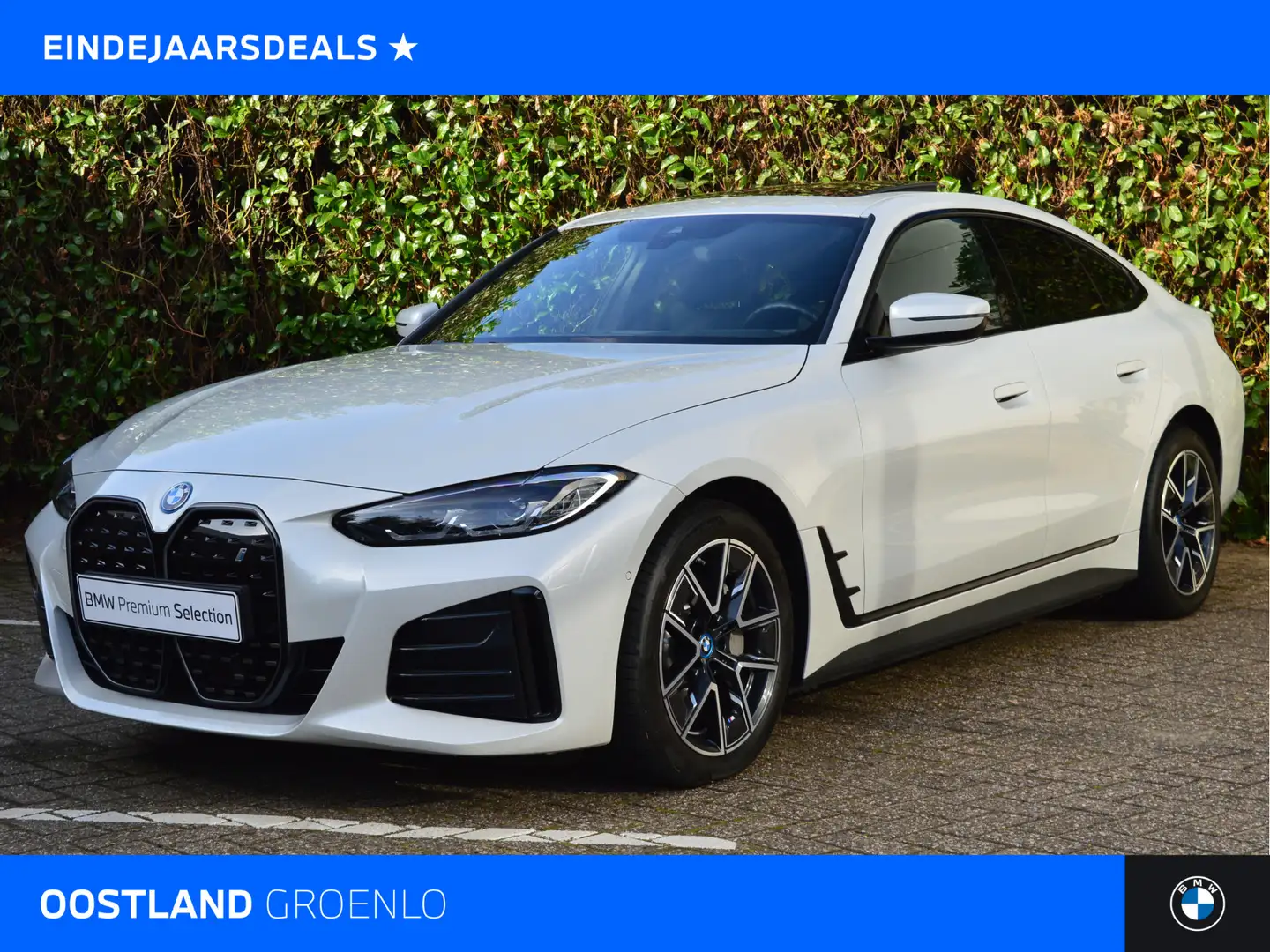 BMW i4 eDrive35 M Sport / Schuif-kanteldak / Active Cruis Blanc - 1