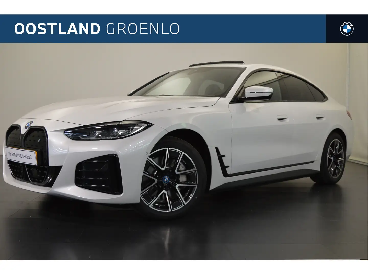 BMW i4 eDrive35 M Sport / Schuif-kanteldak / Active Cruis Wit - 1