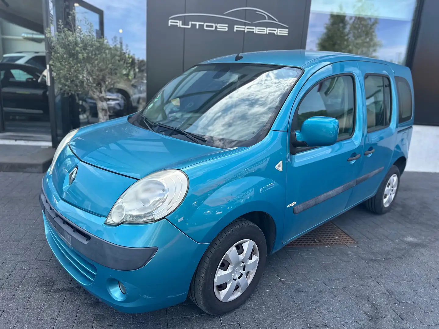 Renault Kangoo 1.6 i Benzine Airco GPS Blau - 1