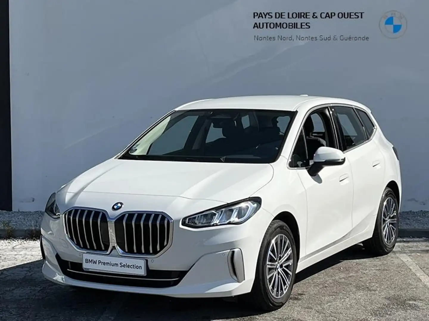 BMW 218 218i 136ch Luxury DKG7 Blanc - 1