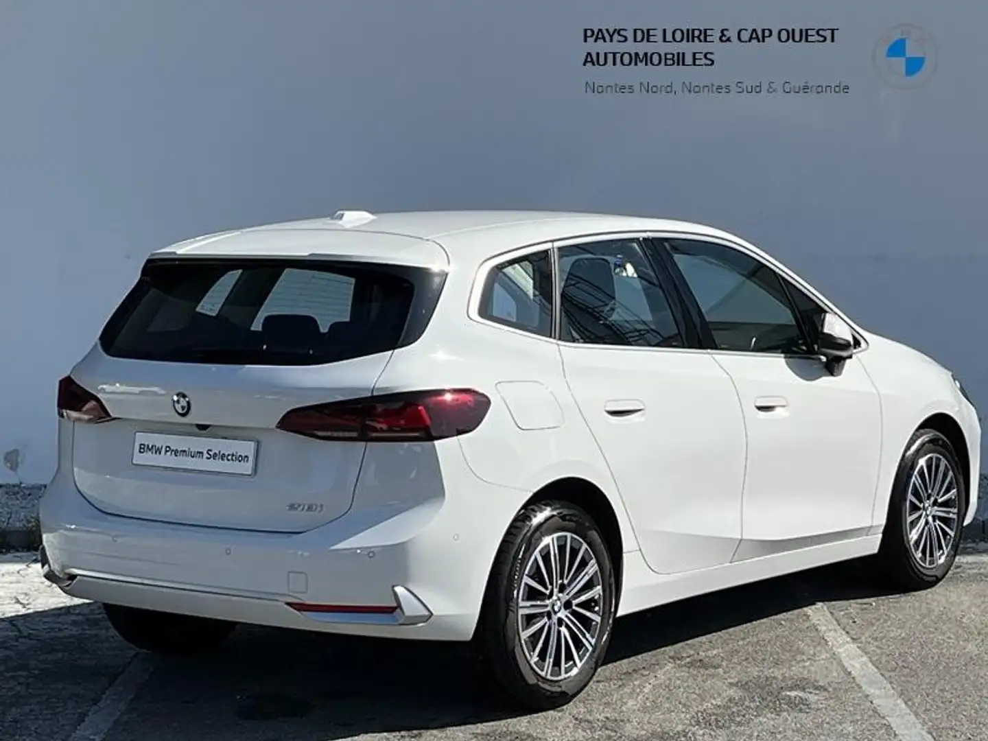 BMW 218 218i 136ch Luxury DKG7 Blanc - 2