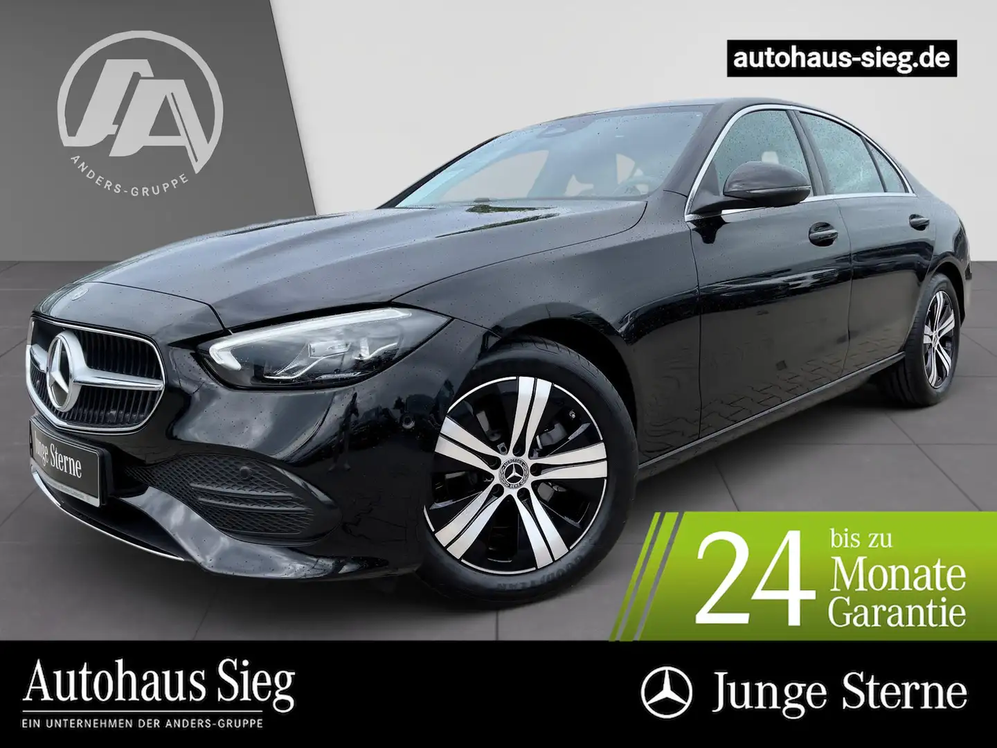 Mercedes-Benz C 180 Avantgarde AdvPLus+MBUX+LED+Kam+SHZ+Memory Schwarz - 1