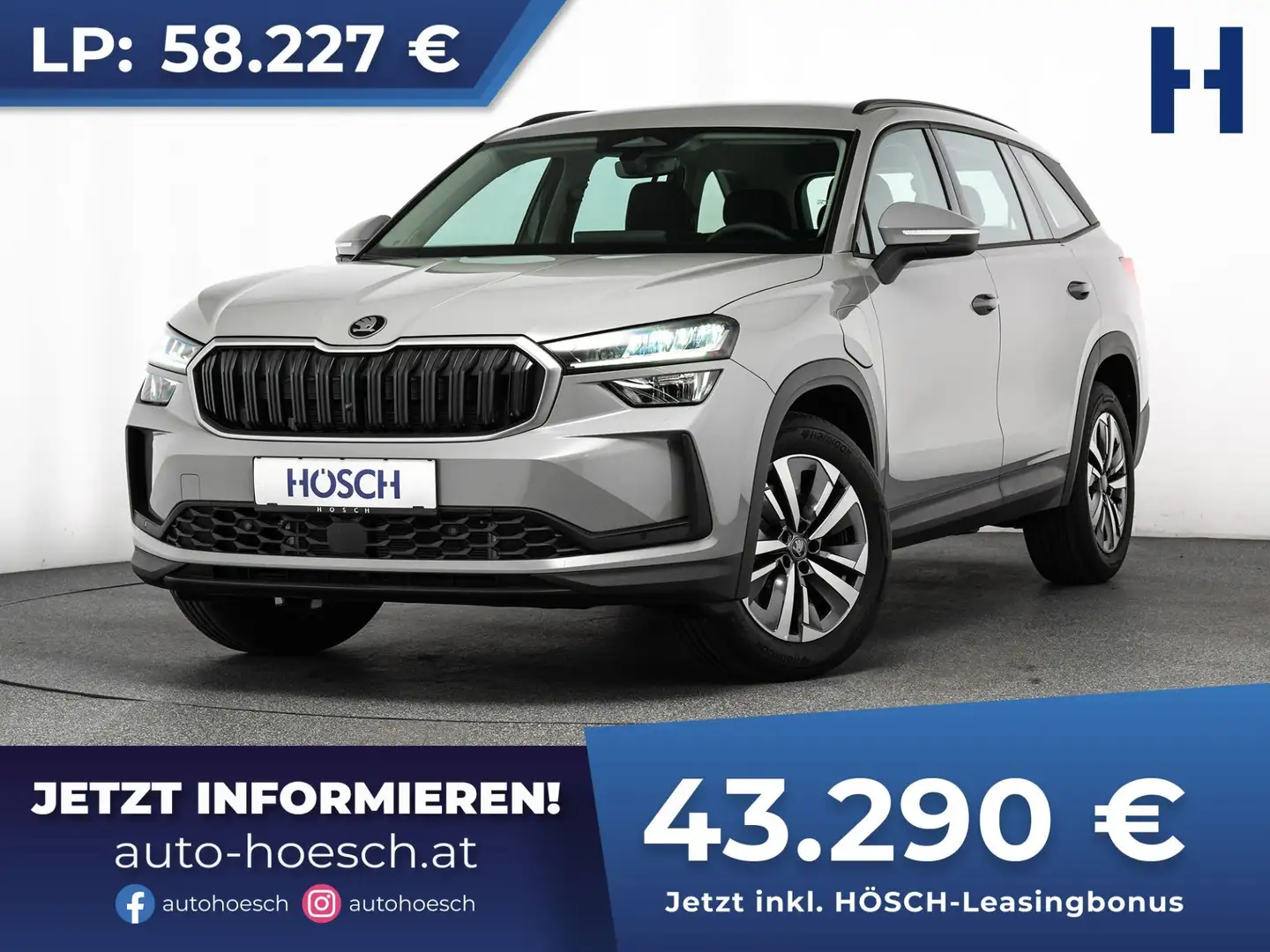 Skoda Kodiaq PHEV Selection KOMFORT TAGESZULASSUNG Grau - 1