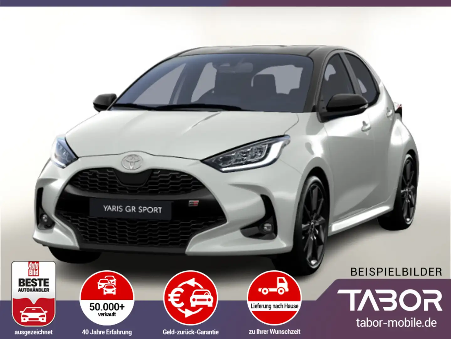 Toyota Yaris 1.5 VV Hybrid 130 CVT GR Sport Nav HUD JBL Grau - 1