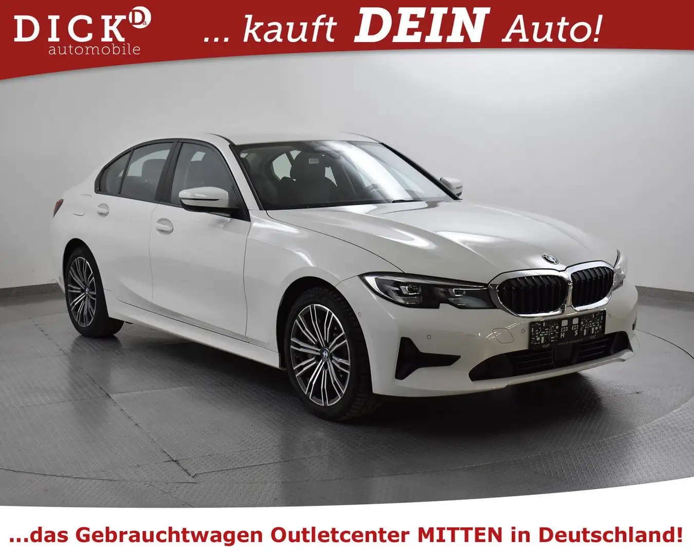 BMW 330 e Sport Line LEDER+VIRTU+PROF+LED+SHZ++ACC+MF Blanco - 1