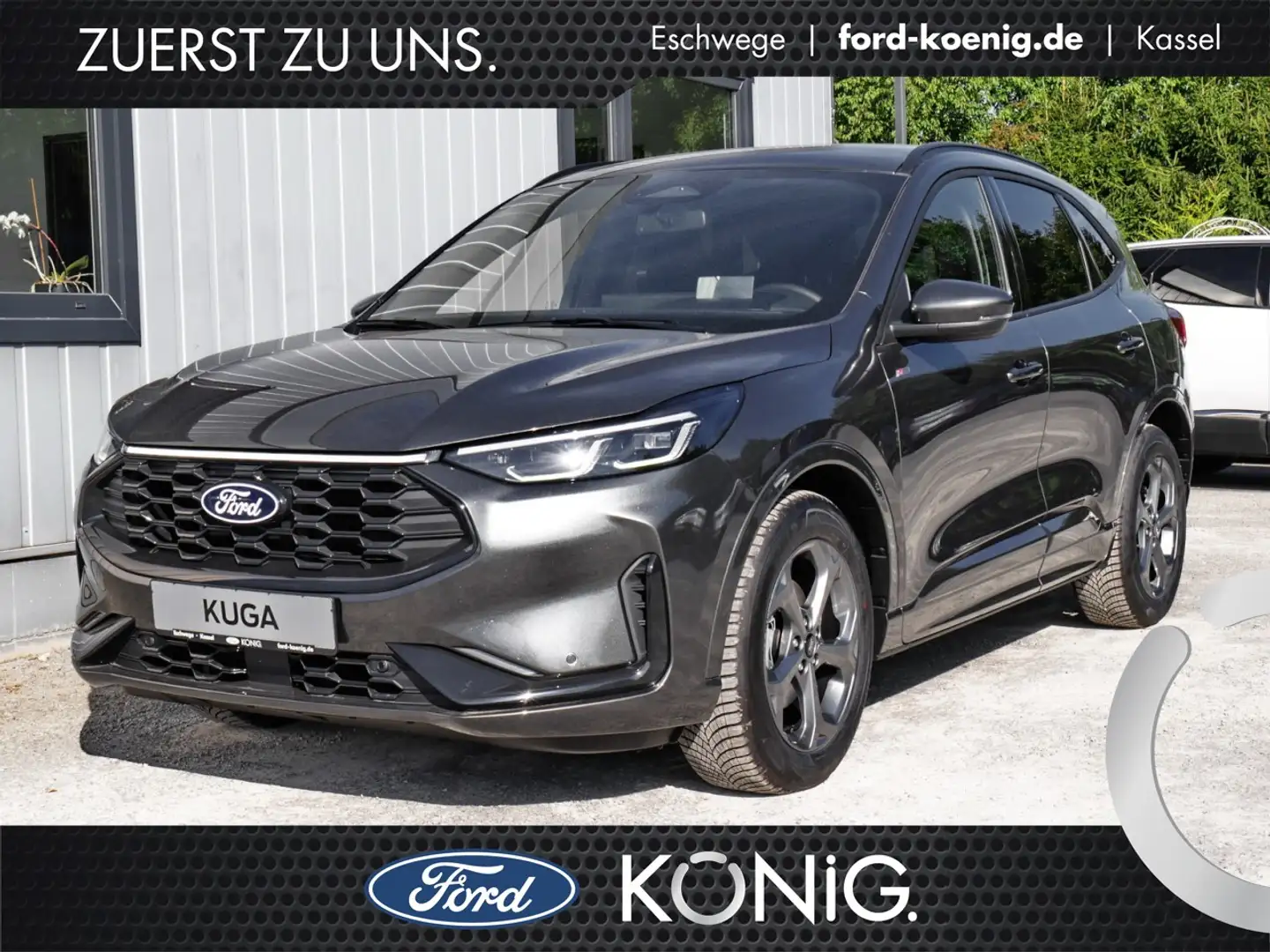 Ford Kuga ST-Line Hybrid Head-Up+Matrix-LED+KeyFree Klima Grau - 1