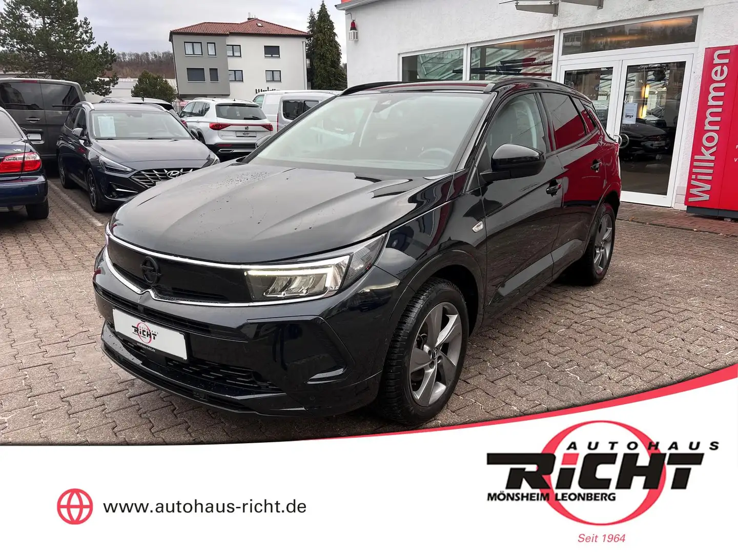 Opel Grandland 1.2 GS Line Navi Kamera LHZ DAB Schwarz - 1