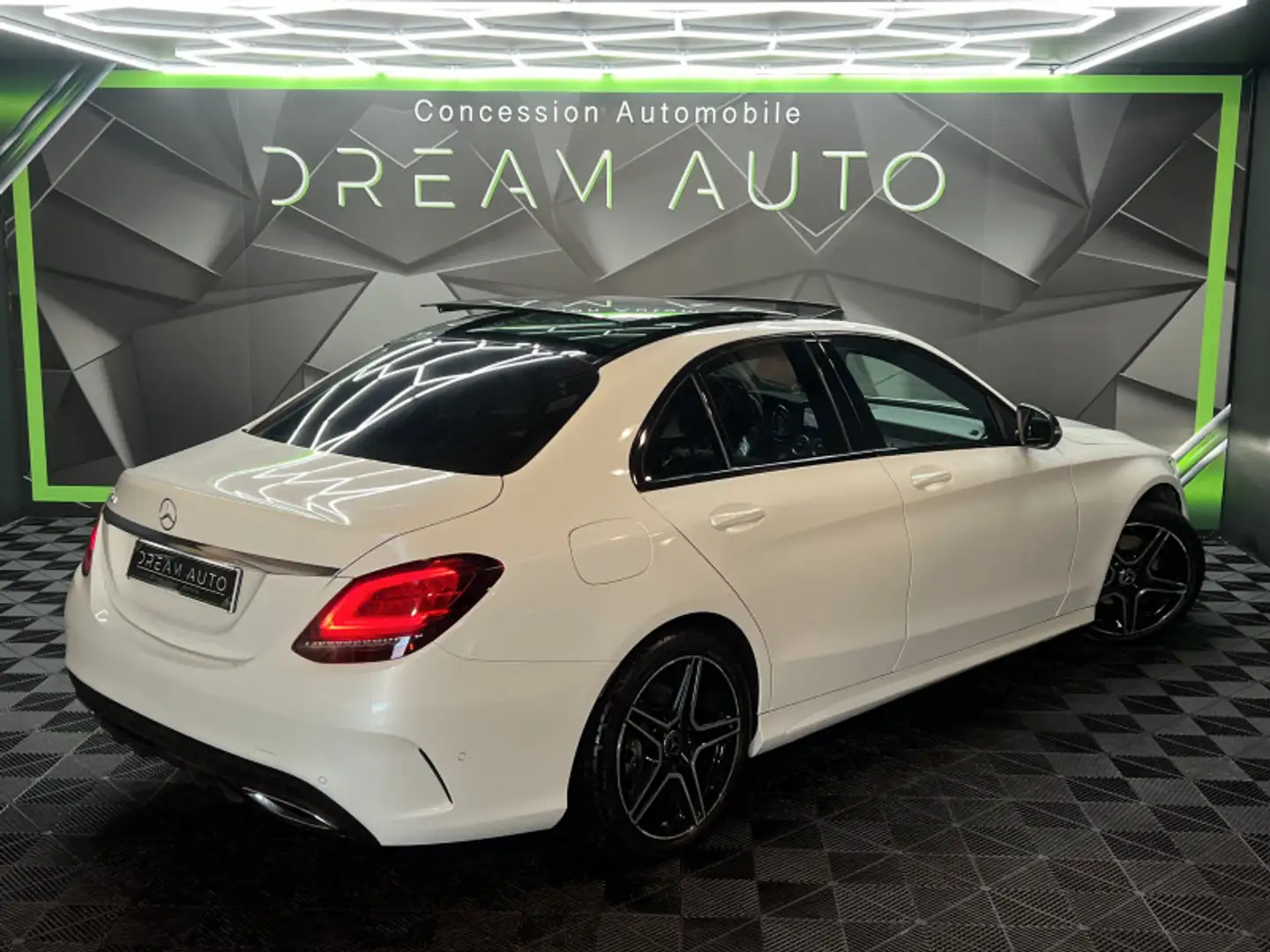 Mercedes-Benz C 200 200 D 150CH AMG LINE 9G-TRONIC Blanc - 2