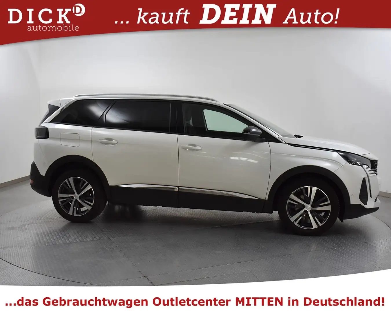Peugeot 5008 1.2 Allure Pack 7SI+VIRTI+NAVI+KAM+LED+SHZ Weiß - 2