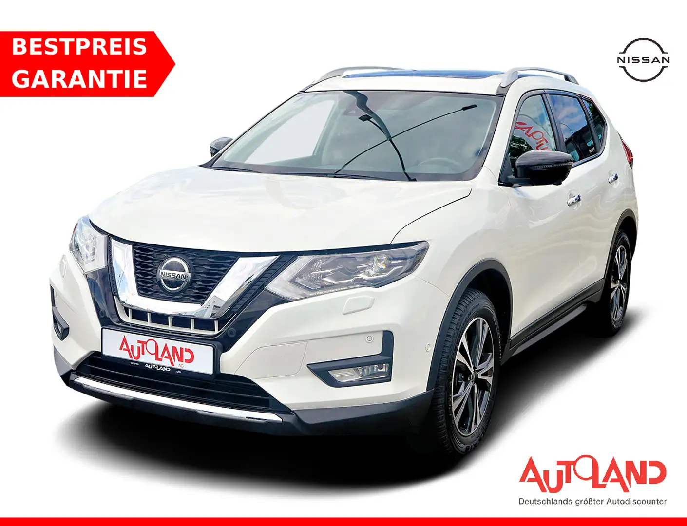Nissan X-Trail 1.7 dCi N-Connecta Pano LED 360° AHK Navi Weiß - 1