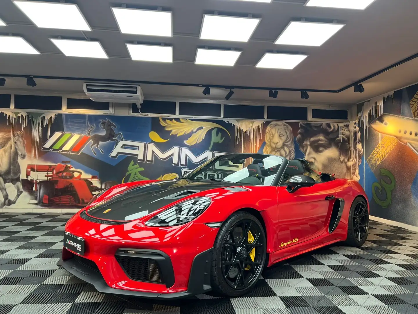 Porsche 718 Spyder 718 4.0 RS pdk WEISSACH PACK (718) Rosso - 1