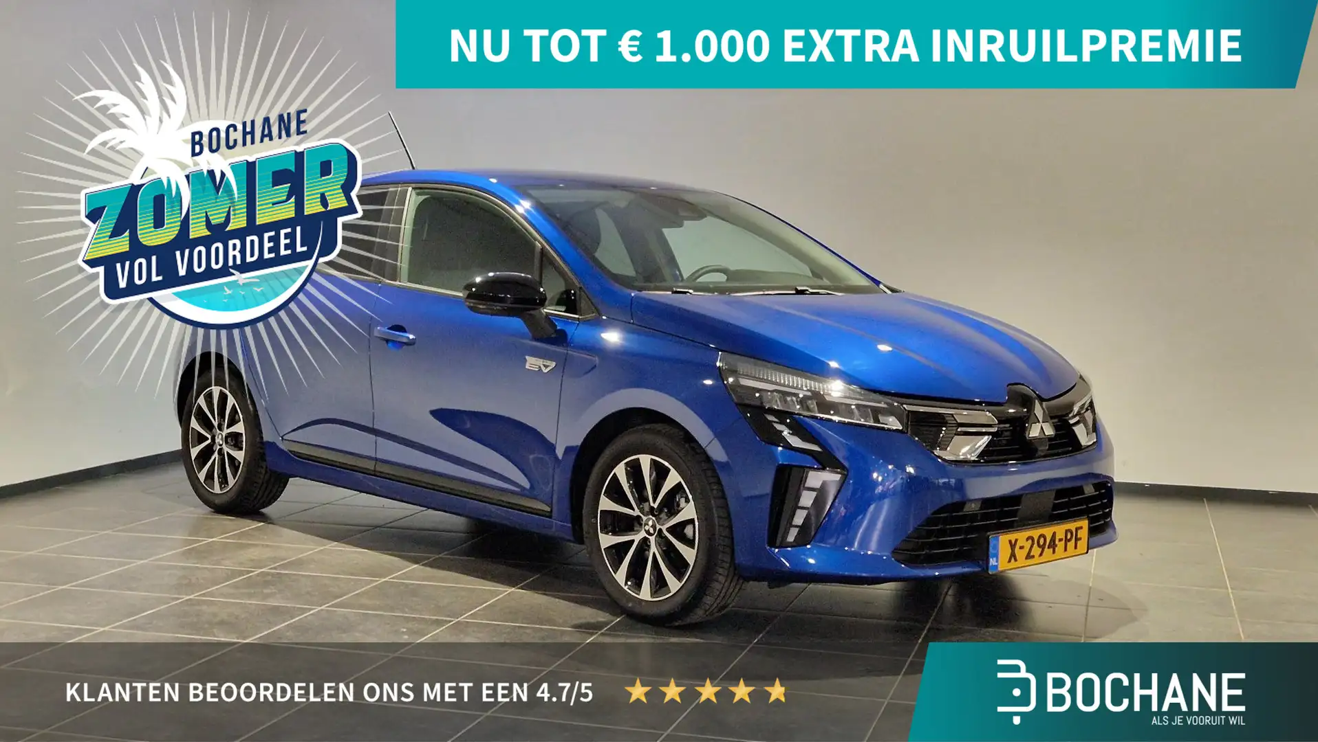 Mitsubishi Colt 1.6 HEV Intense Blauw - 1