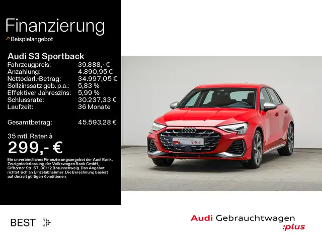 Audi S3 Assist Fahren & Stadt, Sound, Navi