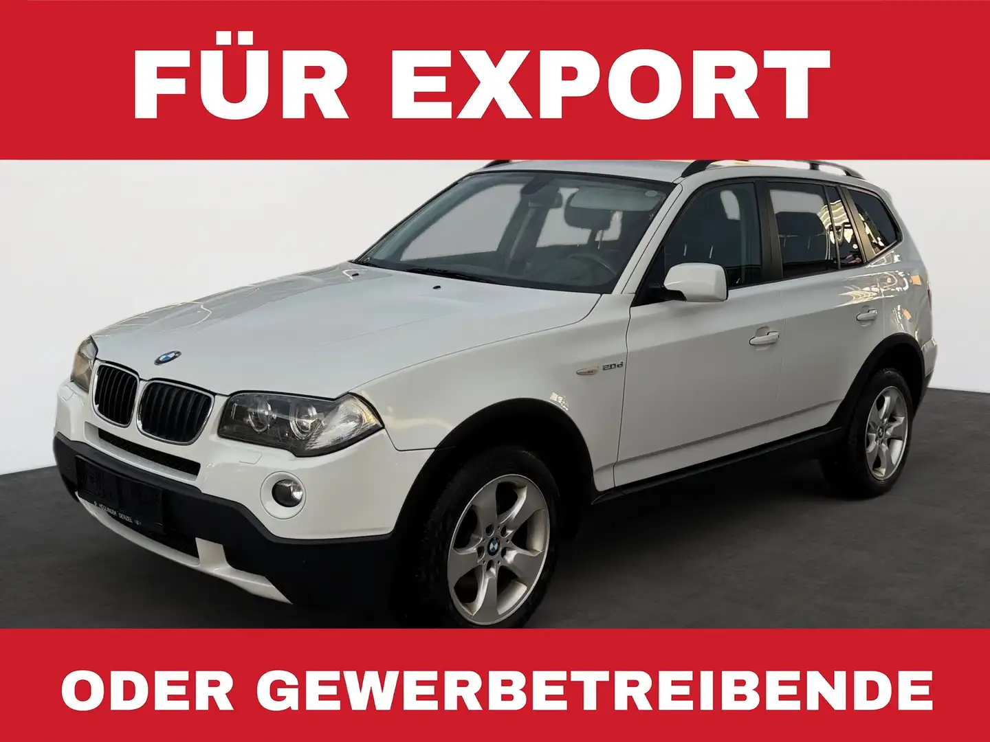 BMW X3 2.0d DPF Weiß - 1