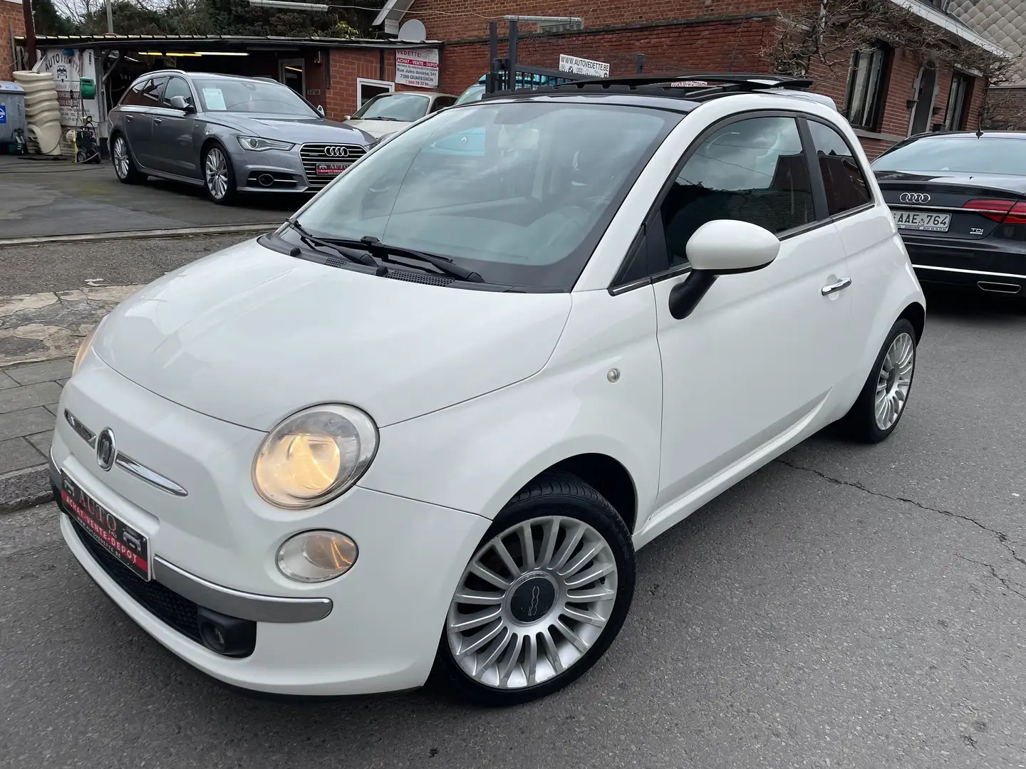 Fiat 500 1.2i Lounge 51(69) KW(HP) GAR.1AN Blanc - 1